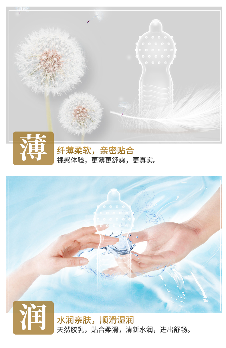 金盾透薄久越久系列黄金装避孕套7只装(图5)