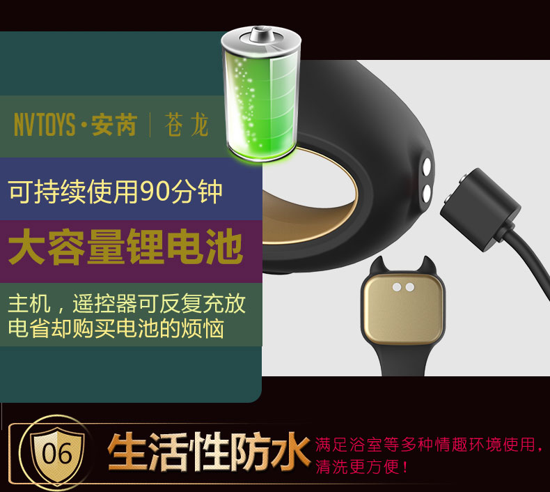 趣爱阁-义乌情趣用品批发货源前列腺后庭玩具：景兴安芮WS-NV502苍龙前列腺后庭玩具