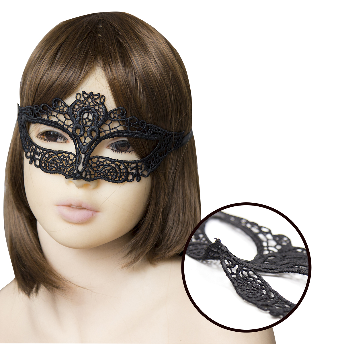 趣爱阁-性趣情趣用品店SM用品：趣味立体蕾丝面具眼罩SM用品