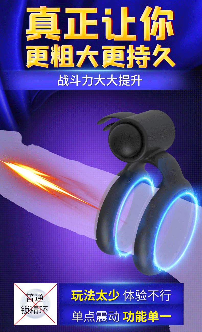 趣爱阁-正规情趣用品网店锁精环：斯汉德SHD-S245-2锁精环