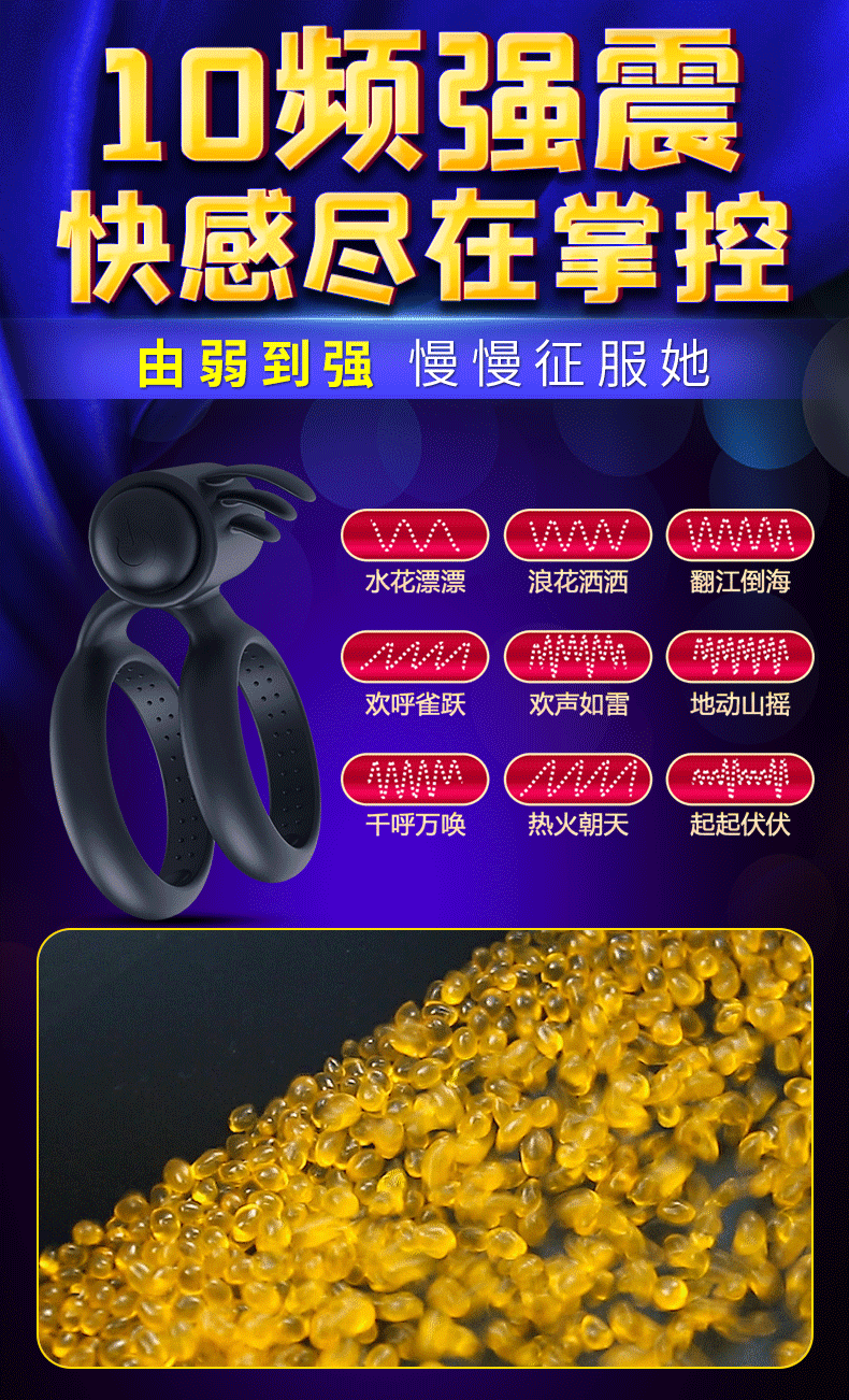 趣爱阁-正规情趣用品网店锁精环：斯汉德SHD-S245-2锁精环
